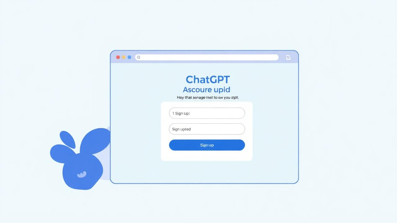 หน้าจอการสมัครบัญชี ChatGPT